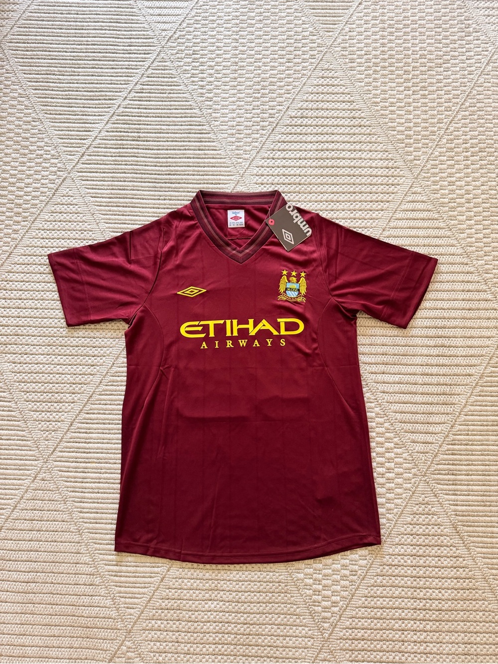 Umbro Manchester City Etihad Short-Sleeve Jersey TÉVEZ #32